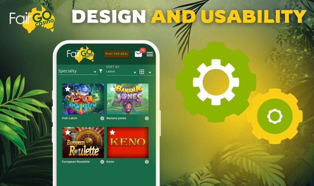 Design and Usability of Fair Go Casino Australia Application