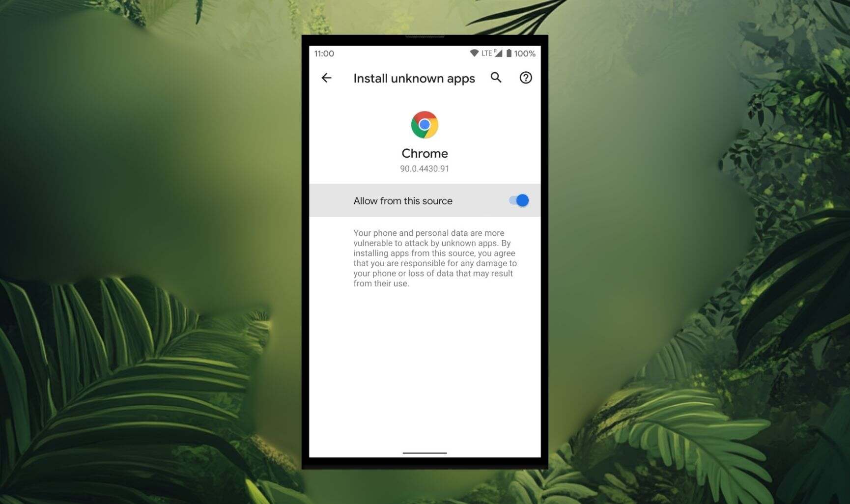 Fair Go Australia Enable Installation from Unknown Sources