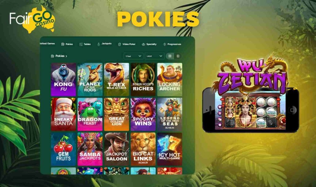 Fair Go Australian online casino Pokies games review
