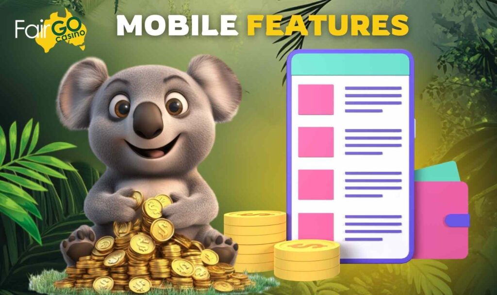 Fair Go Australian Casino Mobile app Features