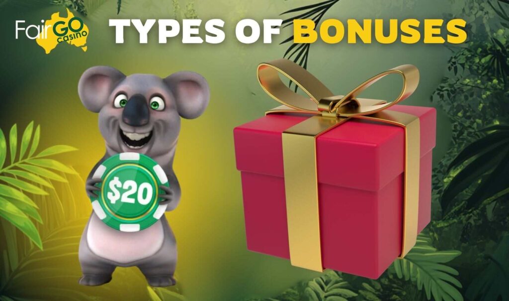 Fair Go Australia Types of Bonuses Offered in Koala’s Diary