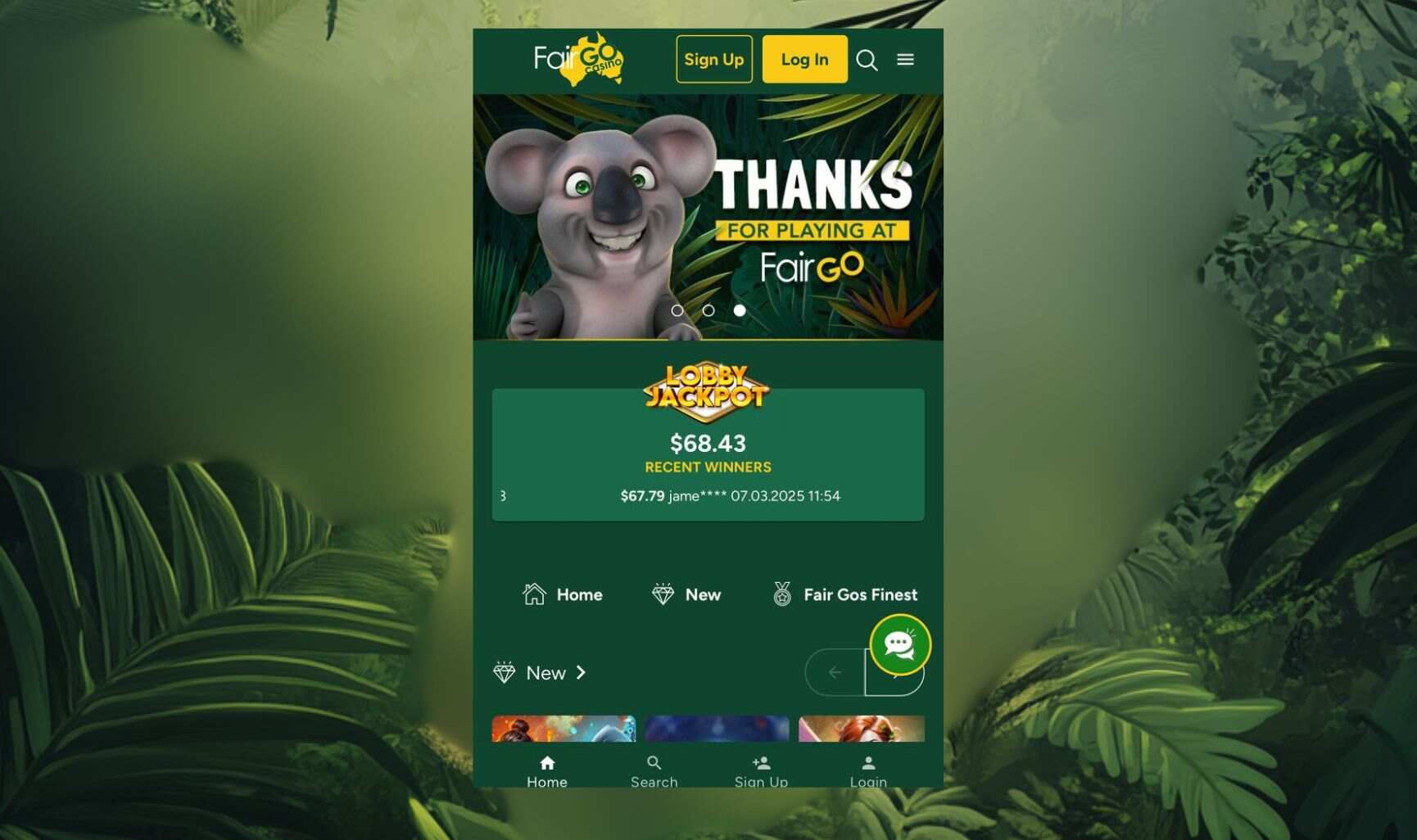navigate to the official Fair Go Casino website in Australia